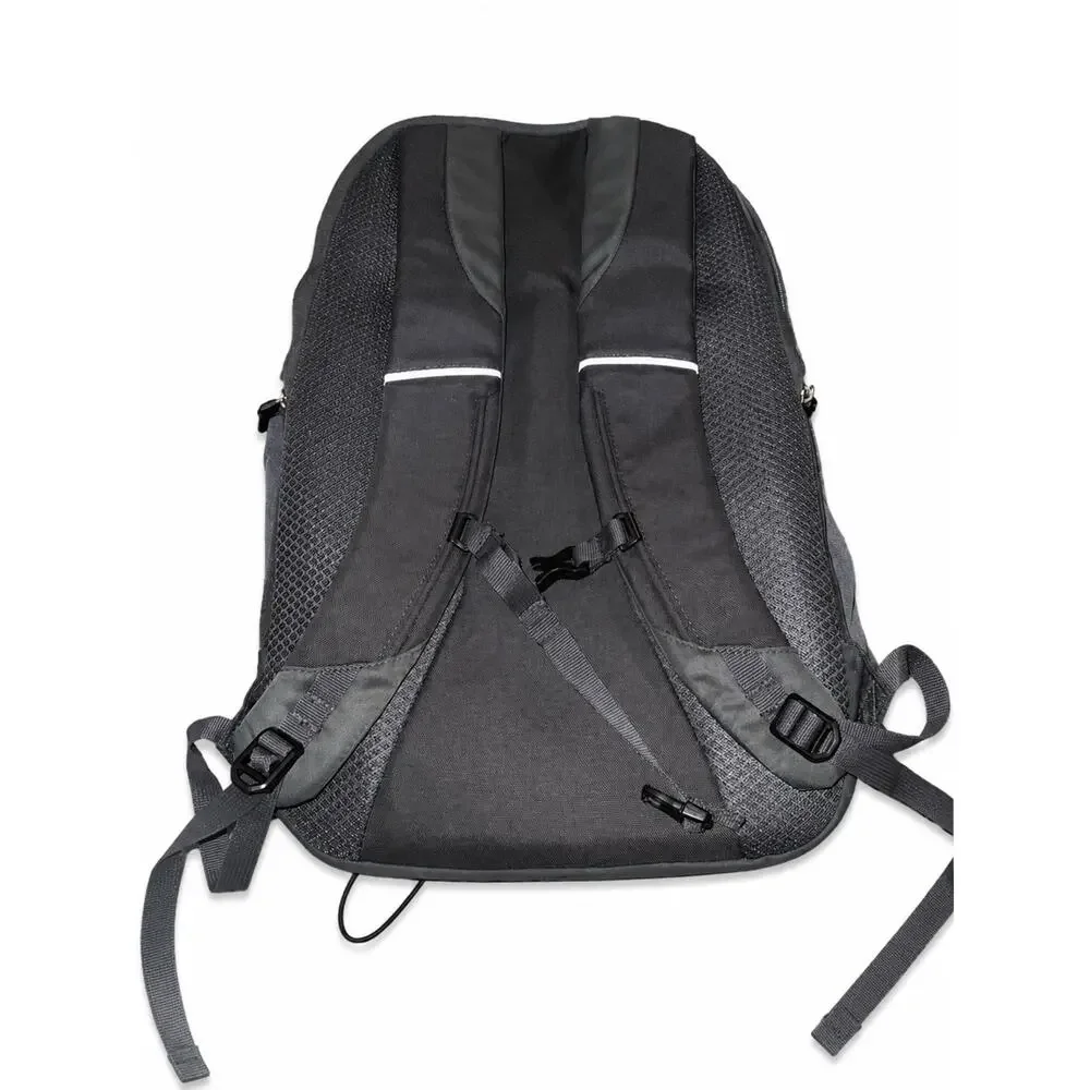 Gray Lightweight Laptop Backpack School Travel Daypack Carry-On Unisex